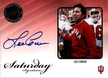 2009 Press Pass Legends - Saturday Signatures #SS-LC Lee Corso Front