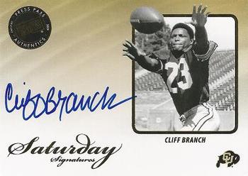 2009 Press Pass Legends - Saturday Signatures #SS-CB Cliff Branch Front