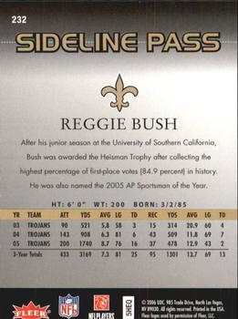 2006 Flair Showcase #232 Reggie Bush Back