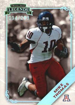 2009 Press Pass Legends - Silver Holofoil #2 Mike Thomas Front