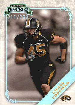 2009 Press Pass Legends - Silver Holofoil #25 Chase Coffman Front