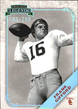 2009 Press Pass Legends - Silver Holofoil #68 Frank Gifford Front