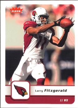2006 Fleer #2 Larry Fitzgerald Front