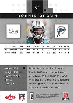2006 Fleer Hot Prospects #52 Ronnie Brown Back