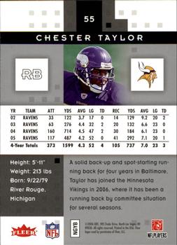 2006 Fleer Hot Prospects #55 Chester Taylor Back