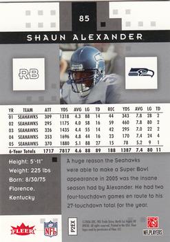 2006 Fleer Hot Prospects #85 Shaun Alexander Back
