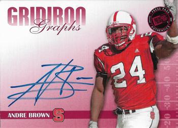 2009 Press Pass SE - Gridiron Graphs Red #GG-AB Andre Brown Front