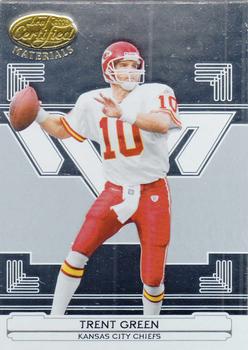 2006 Leaf Certified Materials #72 Trent Green Front