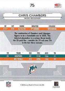 2006 Leaf Certified Materials #75 Chris Chambers Back