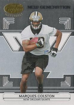 2006 Leaf Certified Materials #156 Marques Colston Front