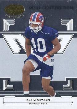 2006 Leaf Certified Materials #197 Ko Simpson Front