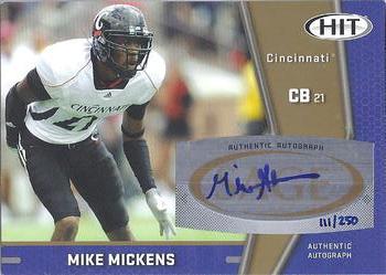 2009 SAGE HIT - Autographs Gold #A79 Mike Mickens Front