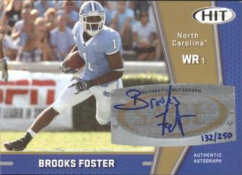 2009 SAGE HIT - Autographs Gold #A81 Brooks Foster Front