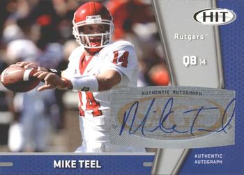 2009 SAGE HIT - Autographs Silver #A16 Mike Teel Front