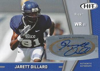 2009 SAGE HIT - Autographs Silver #A18 Jarett Dillard Front