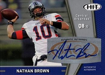 2009 SAGE HIT - Autographs Silver #A30 Nathan Brown Front