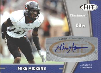2009 SAGE HIT - Autographs Silver #A79 Mike Mickens Front