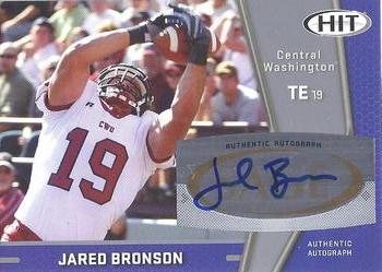 2009 SAGE HIT - Autographs Silver #A91 Jared Bronson Front
