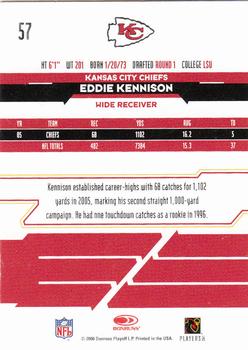 2006 Leaf Rookies & Stars #57 Eddie Kennison Back
