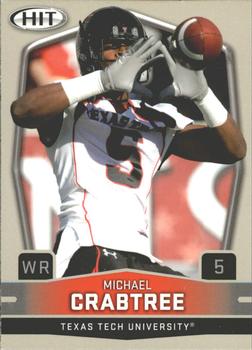 2009 SAGE HIT - Glossy #5 Michael Crabtree Front