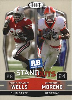 2009 SAGE HIT - Glossy #53 Knowshon Moreno / Beanie Wells Front