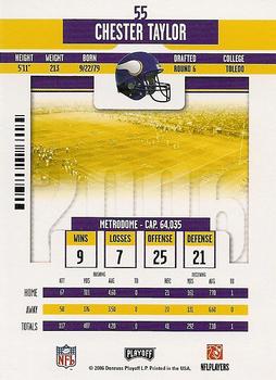 2006 Playoff Contenders #55 Chester Taylor Back