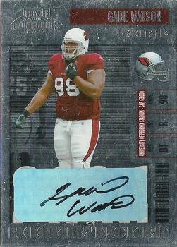 2006 Playoff Contenders #193 Gabe Watson Front