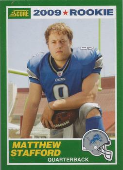 2009 Score - 1989 Score #1 Matthew Stafford Front