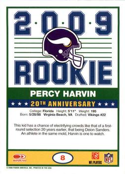 2009 Score - 1989 Score #8 Percy Harvin Back
