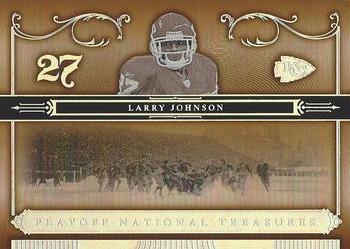 2006 Playoff National Treasures #22 Larry Johnson Front