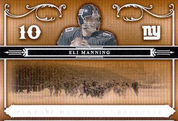 2006 Playoff National Treasures #82 Eli Manning Front