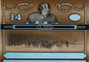 2006 Playoff National Treasures #100 Y.A. Tittle Front