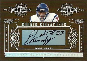 2006 Playoff National Treasures #150 Wali Lundy Front