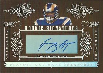 2006 Playoff National Treasures #183 Dominique Byrd Front