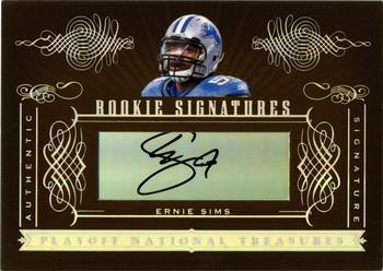 2006 Playoff National Treasures #185 Ernie Sims Front