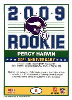 2009 Score - 1989 Score Glossy #8 Percy Harvin Back