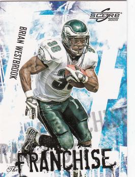 2009 Score - The Franchise #7 Brian Westbrook Front