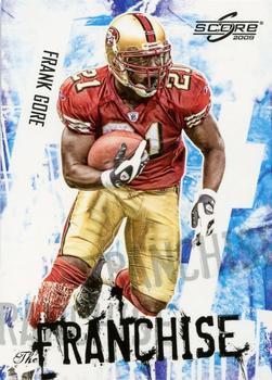 2009 Score - The Franchise Glossy #11 Frank Gore Front