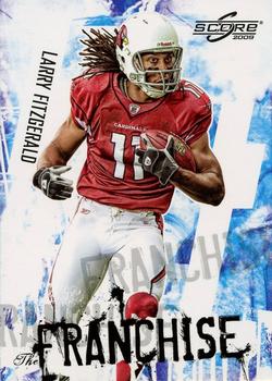 2009 Score - The Franchise Glossy #13 Larry Fitzgerald Front