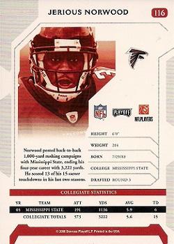 2006 Playoff NFL Playoffs #116 Jerious Norwood Back