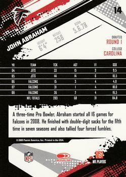 2009 Score - Glossy #14 John Abraham  Back