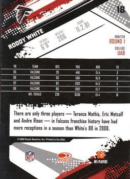 2009 Score - Glossy #18 Roddy White  Back