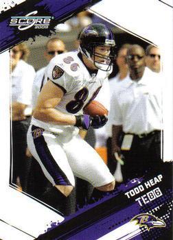 2009 Score - Glossy #27 Todd Heap  Front