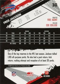 2009 Score - Glossy #30 Fred Jackson  Back