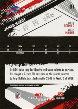 2009 Score - Glossy #31 James Hardy  Back