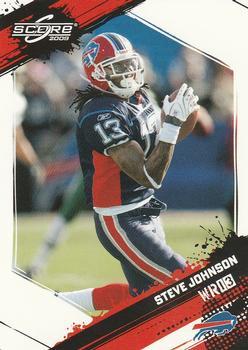 2009 Score - Glossy #36 Steve Johnson  Front