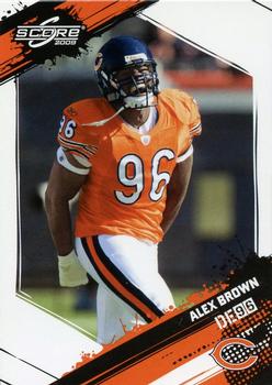 2009 Score - Glossy #47 Alex Brown  Front