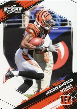 2009 Score - Glossy #61 Jerome Simpson  Front