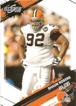 2009 Score - Glossy #72 Shaun Rogers  Front