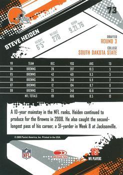 2009 Score - Glossy #73 Steve Heiden  Back